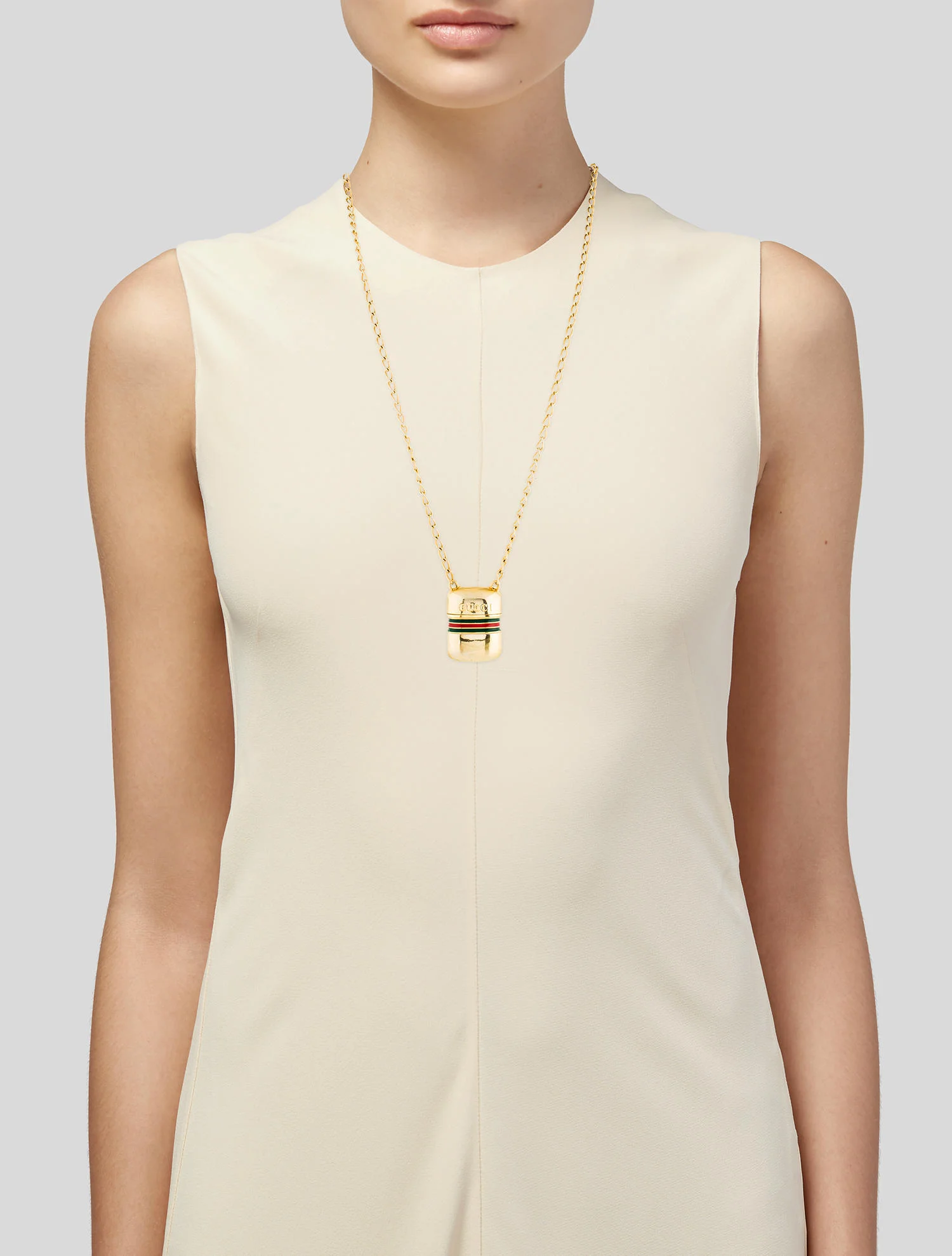 Gucci Hidden Pill Box Necklace