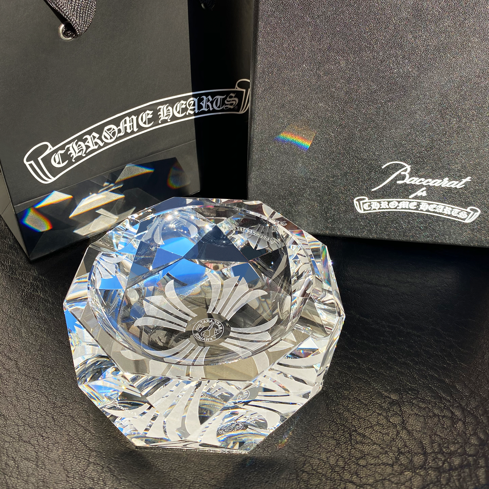 Baccarat for Chrome Hearts Crystal Ashtray